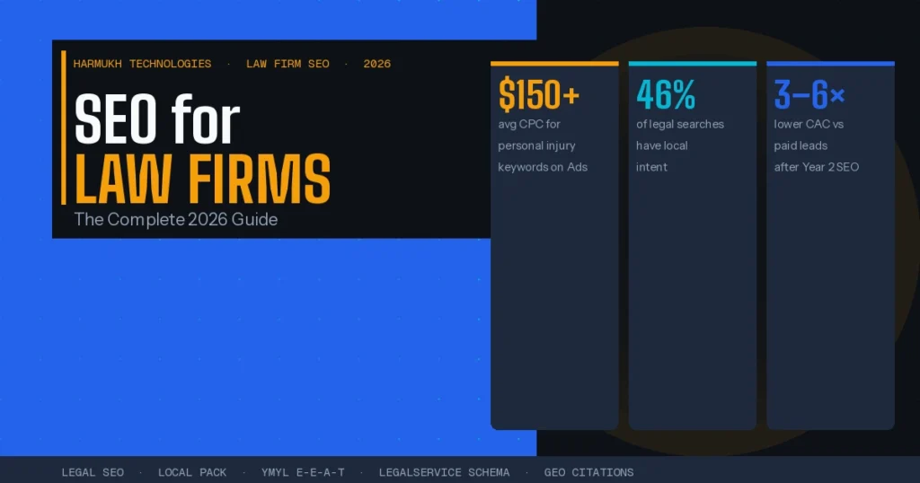 SEO for law firms complete guide 2026 - Harmukh Technologies