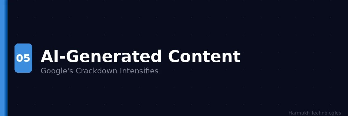 Google February 2026 crackdown on AI-generated content