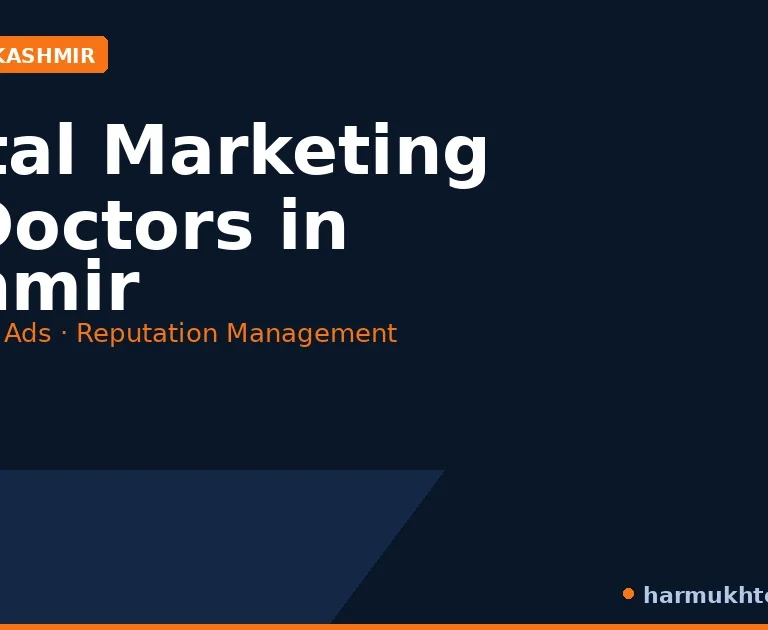 digital marketing for doctors in kashmir