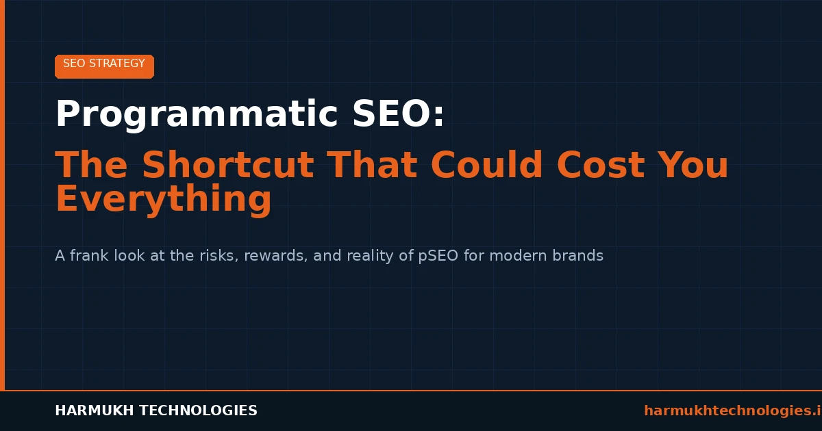Programmatic SEO: Risks, Rewards & Whether You Should Try It